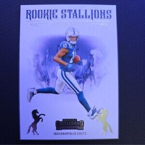Adonai Mitchell 2024 Contenders Football - Rookie Stallions Card# 17